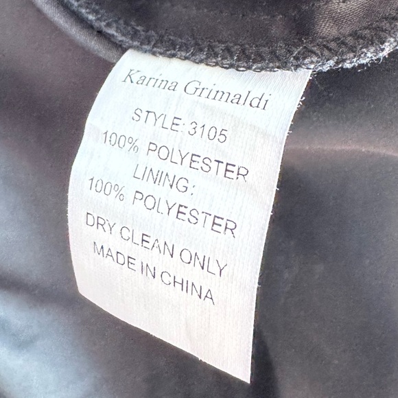 KARINA GRIMALDI NWT Benjamin Lace Mini Dress | Black Sleeveless Cocktail Small - Picture 8 of 8